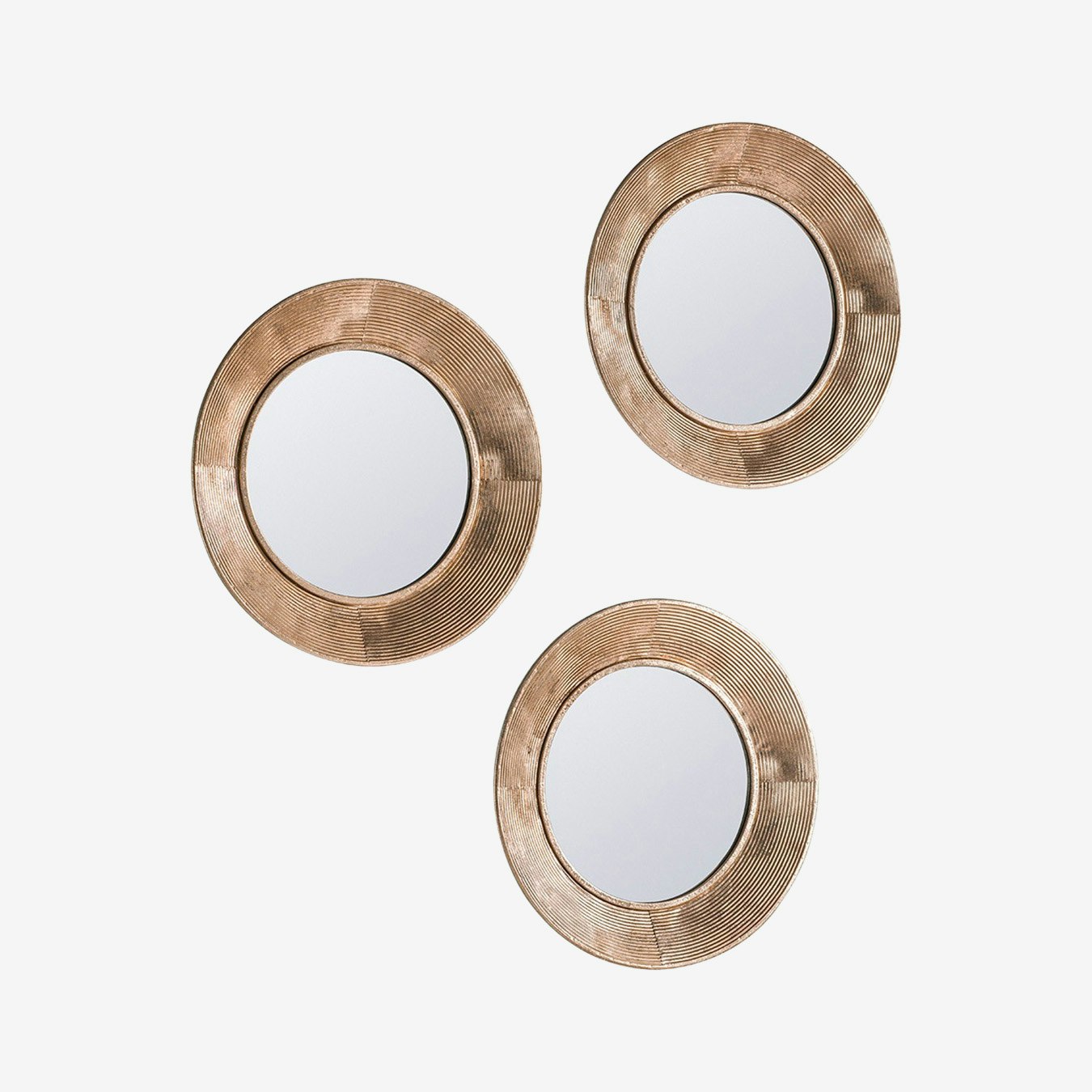 Round Mirror Trio - Set of 3 by E.S. Designs