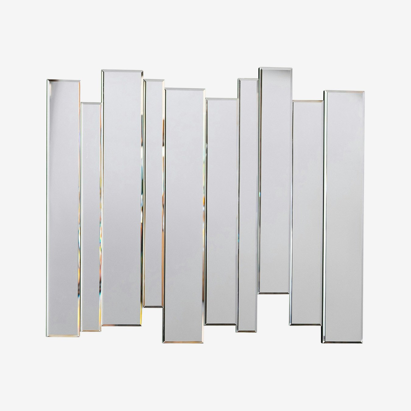 Bevelled Mirror - Silver by E.S. Designs