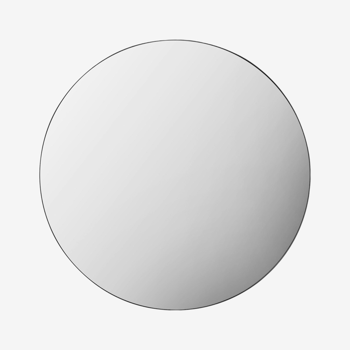 Modern Round Mirror - Black by E.S. Designs