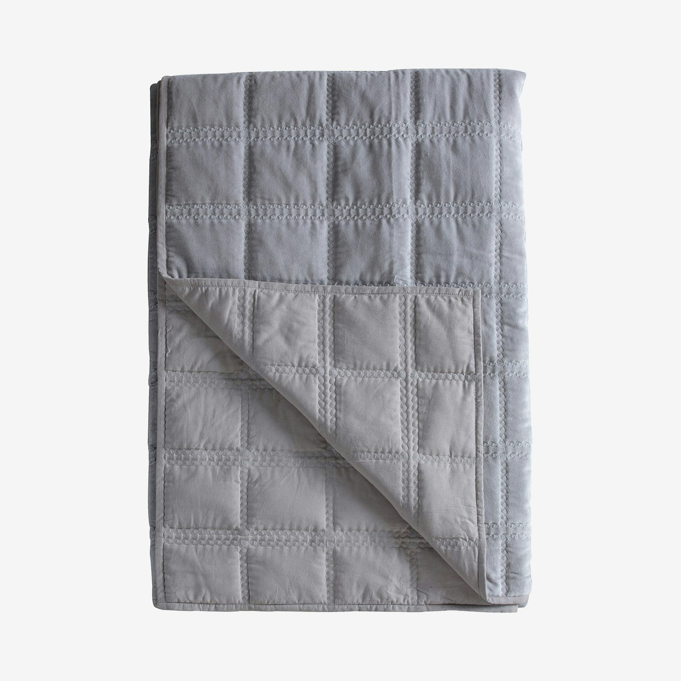 Bedspread - Grey by E.S. Designs