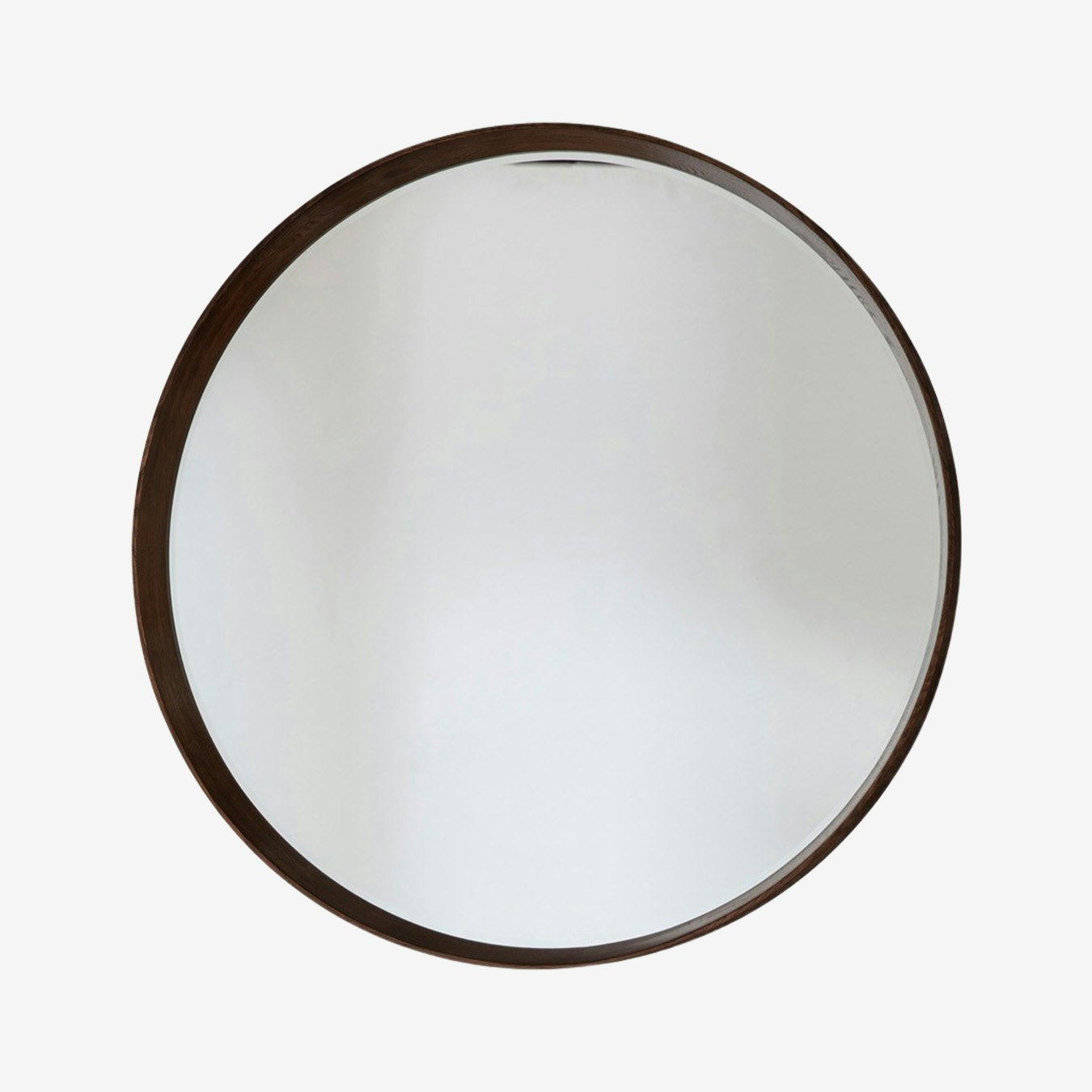 Round Mirror - Walnut by E.S. Designs