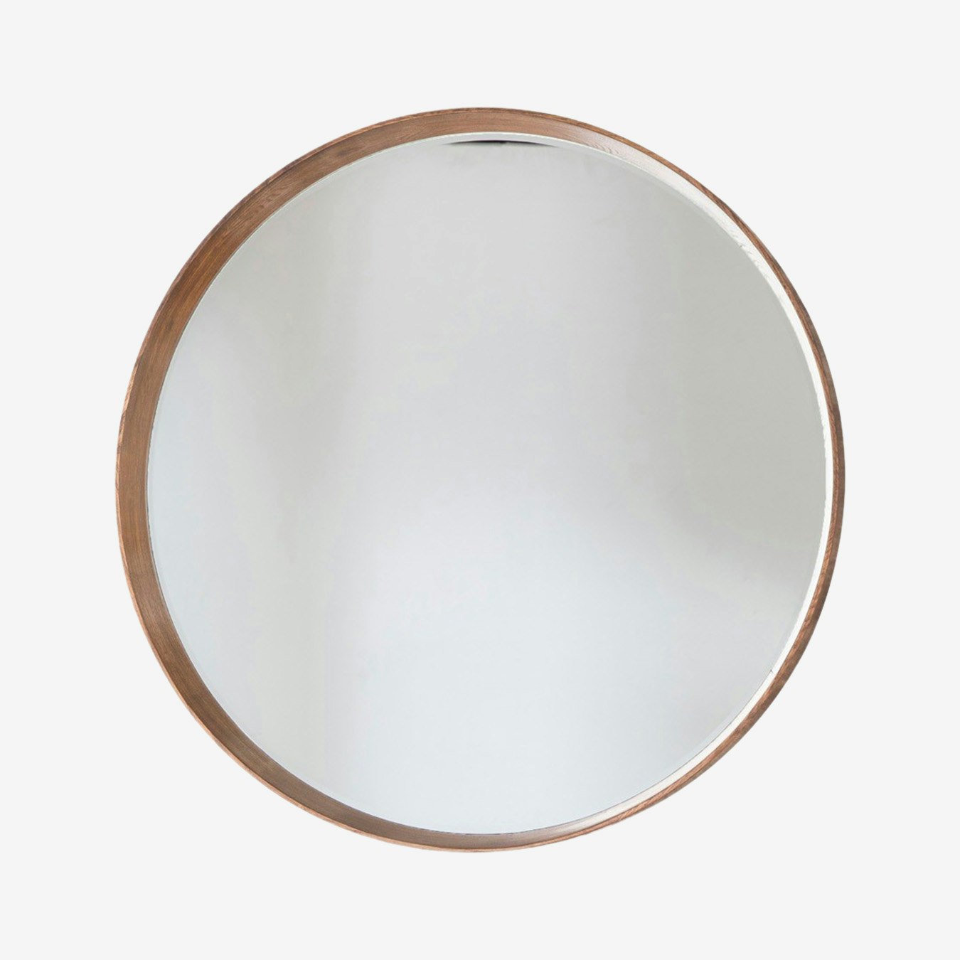 Round Mirror - Oak by E.S. Designs