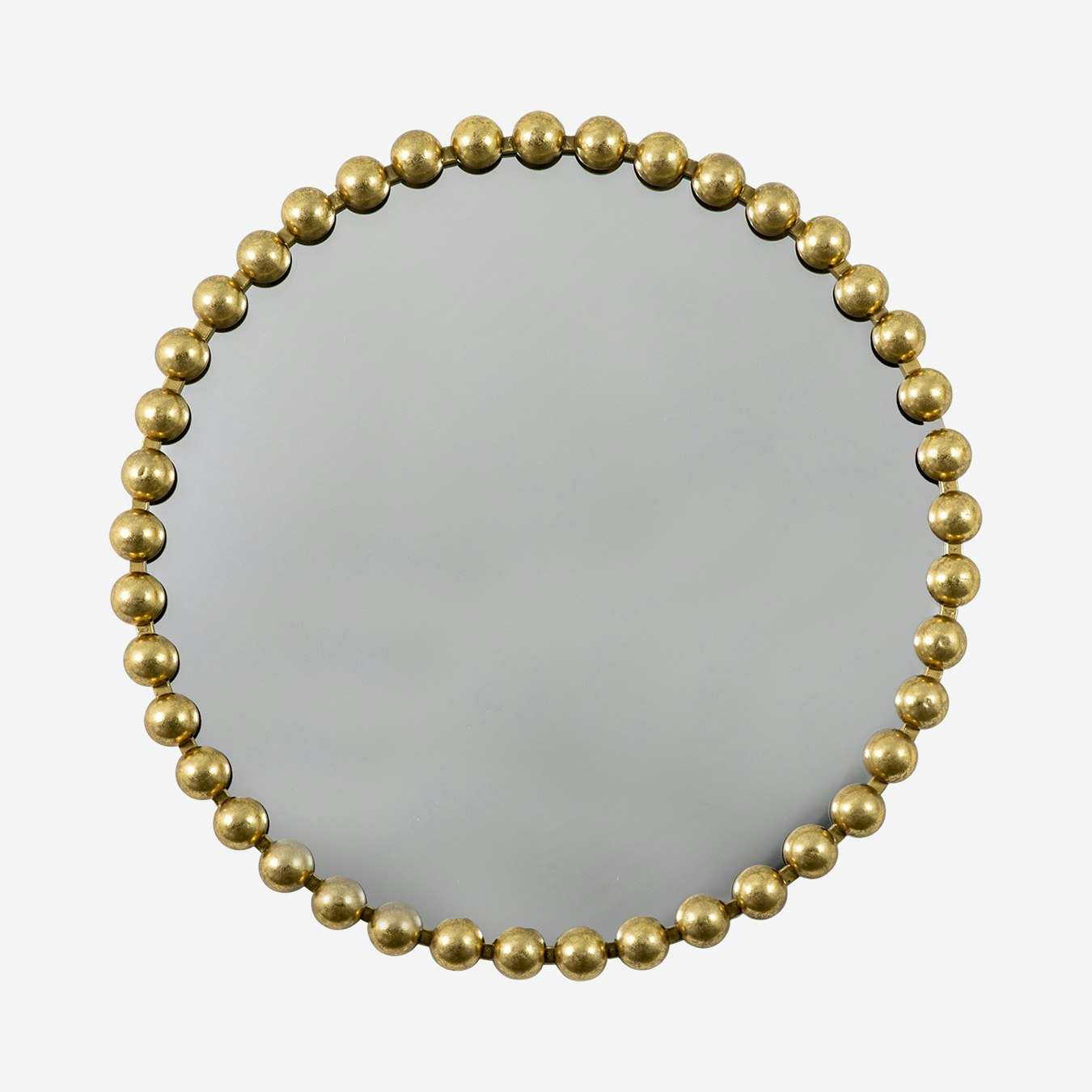 Bobbin Round Mirror - Gold by E.S. Designs