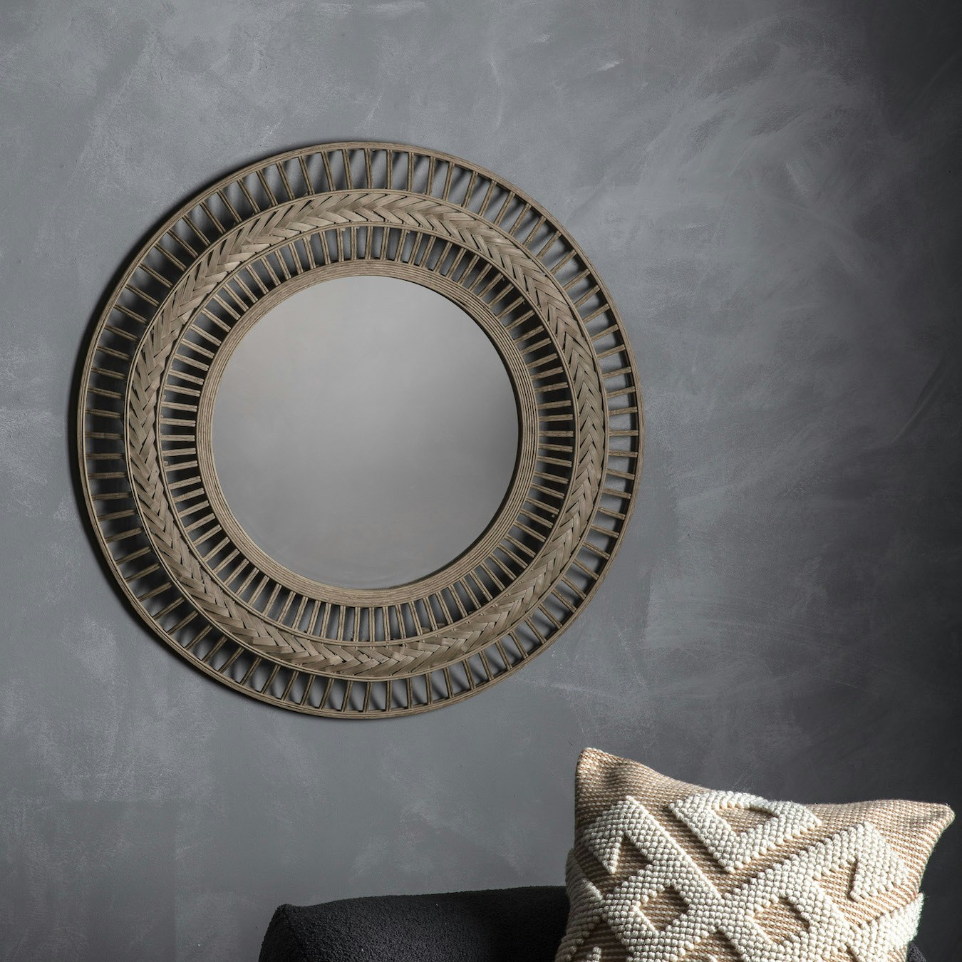 Mirror 1 - Bamboo/Grey by E.S. Designs