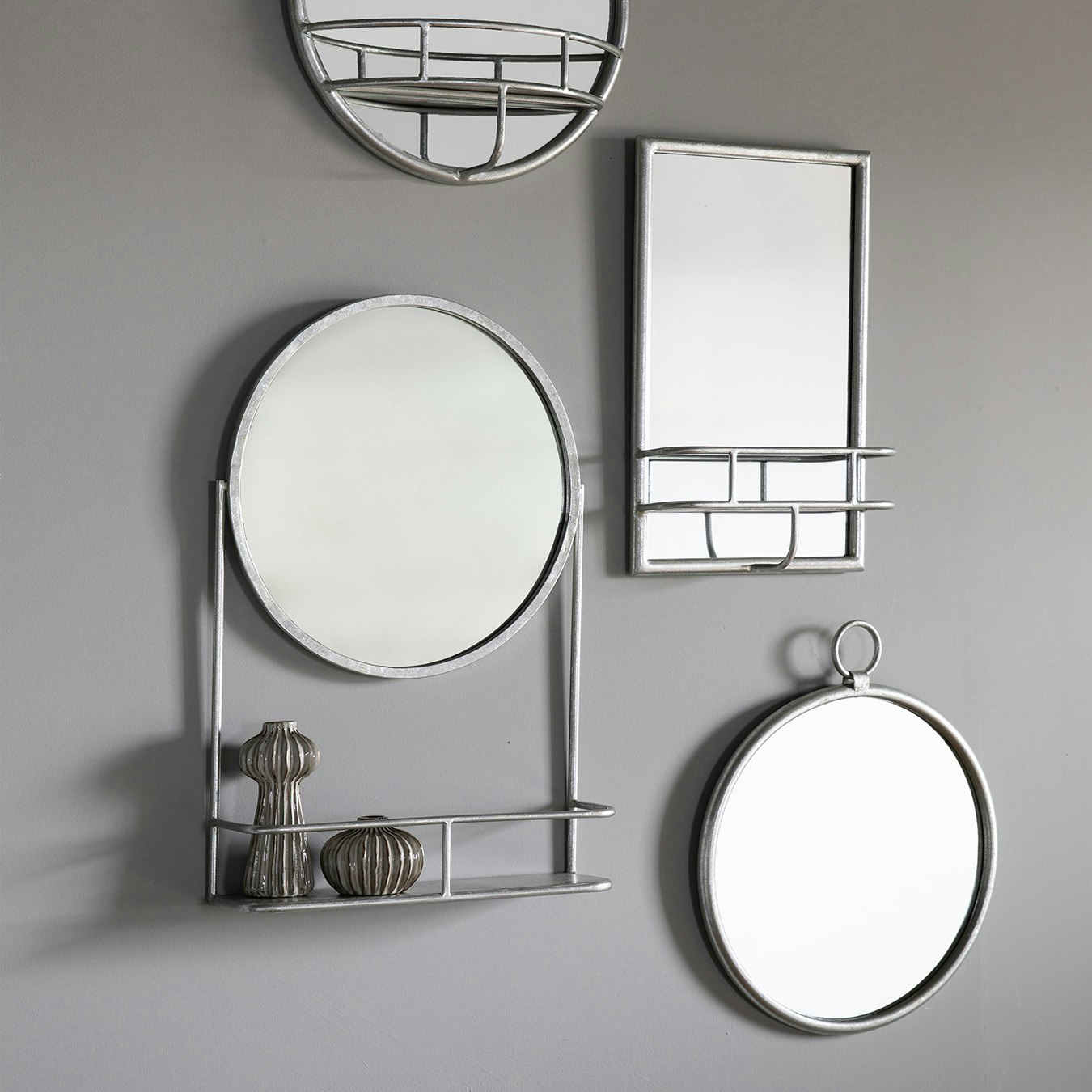 Unique Design Mirror - Silver by E.S. Designs