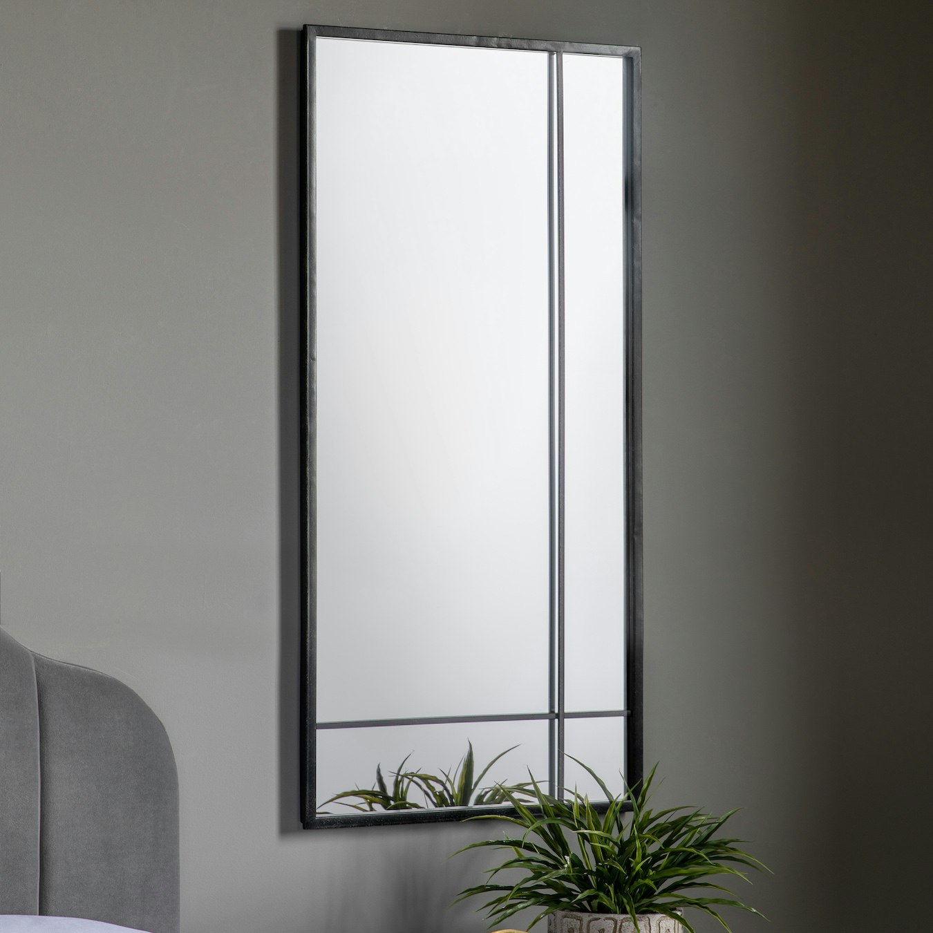Industrial Mirror 1 - Grey by E.S. Designs