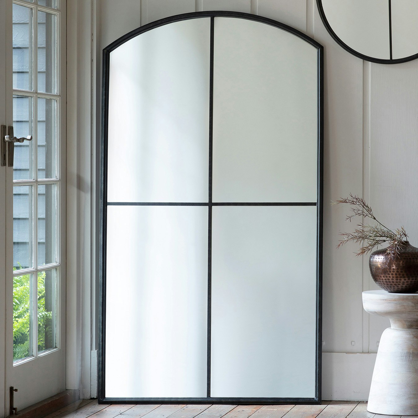 Grid window style Mirror - Black by E.S. Designs