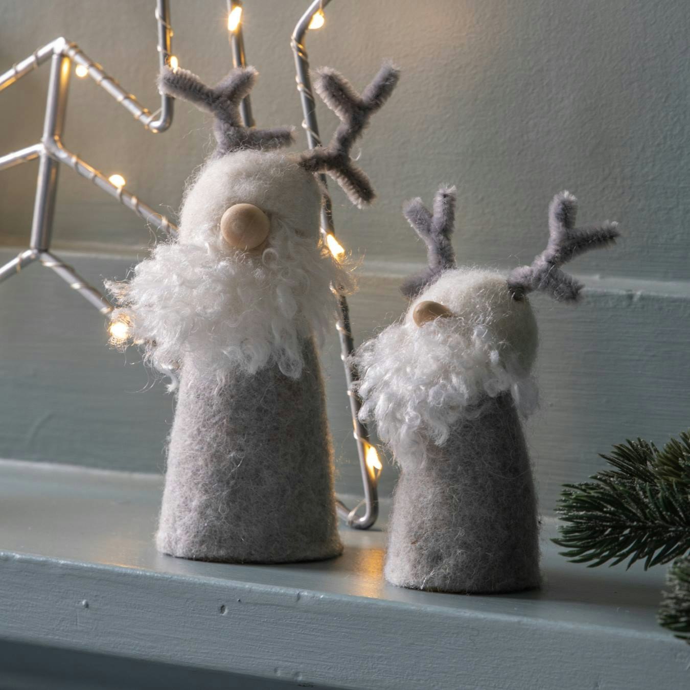 Gonk Duo - Grey - Set of 2 by E.S. Designs
