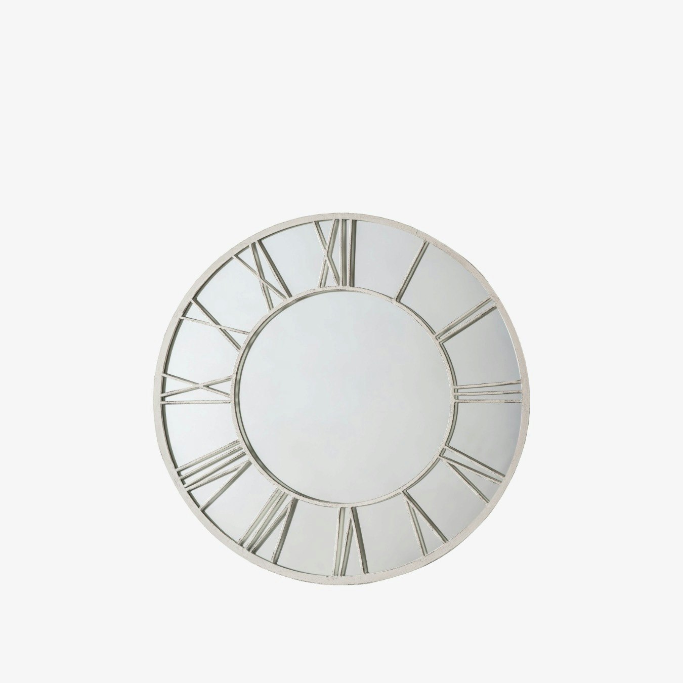 Outdoor Mirror - Distressed White by E.S. Designs