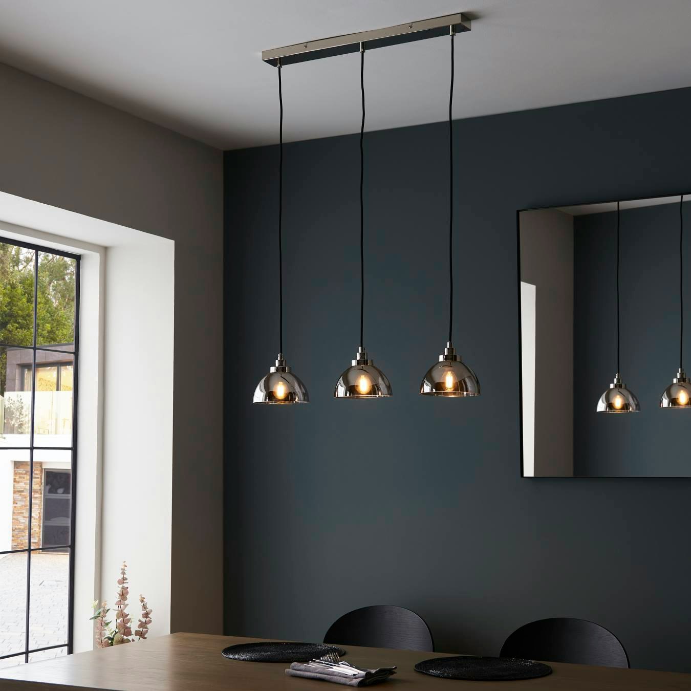3 Pendant Light - Nickel by E.S. Designs