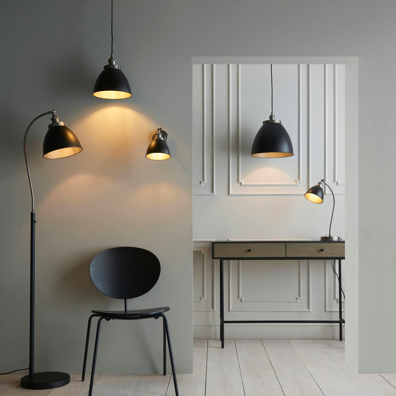 Floor Lamp - Pewter by E.S. Designs