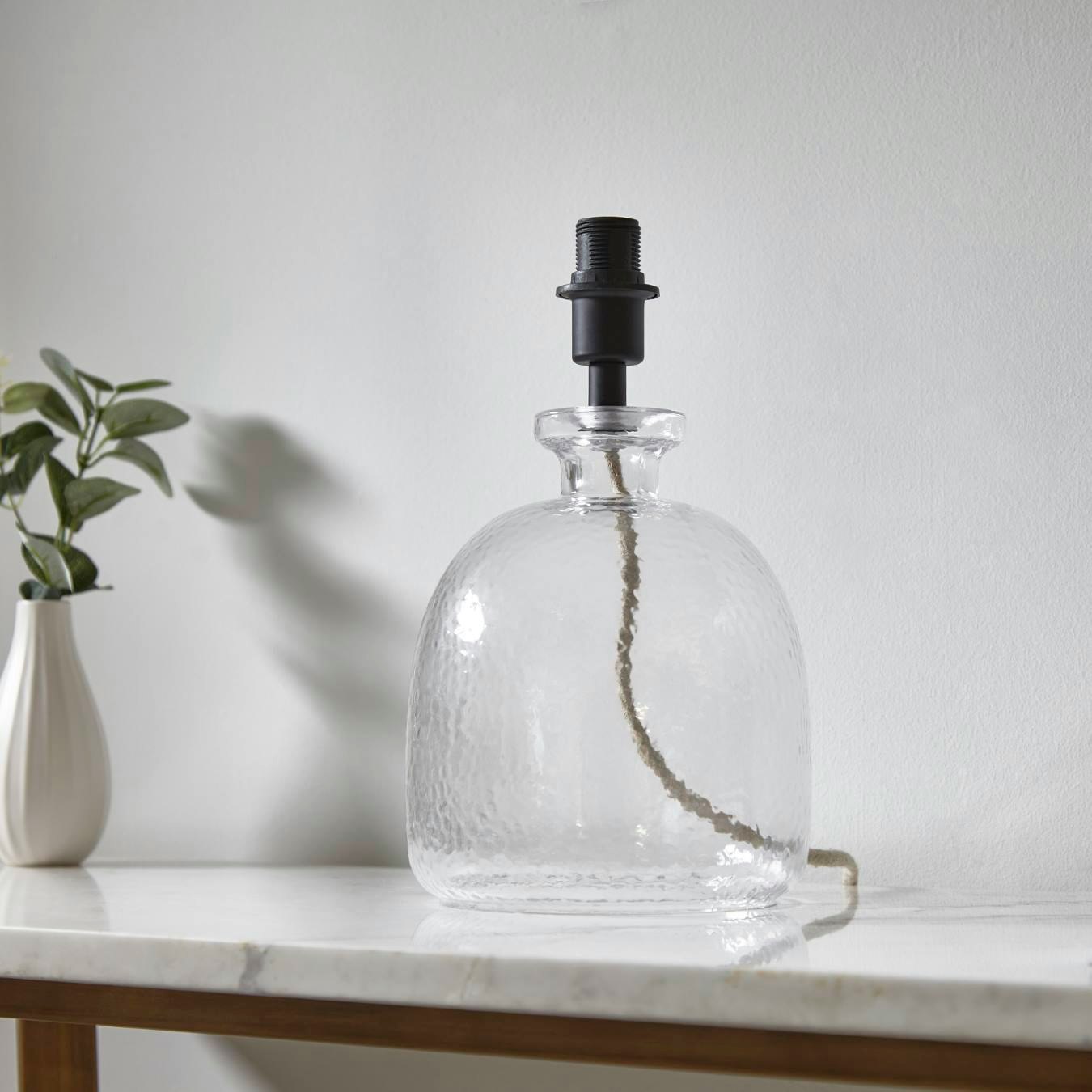 Glass Table Lamp by E.S. Designs
