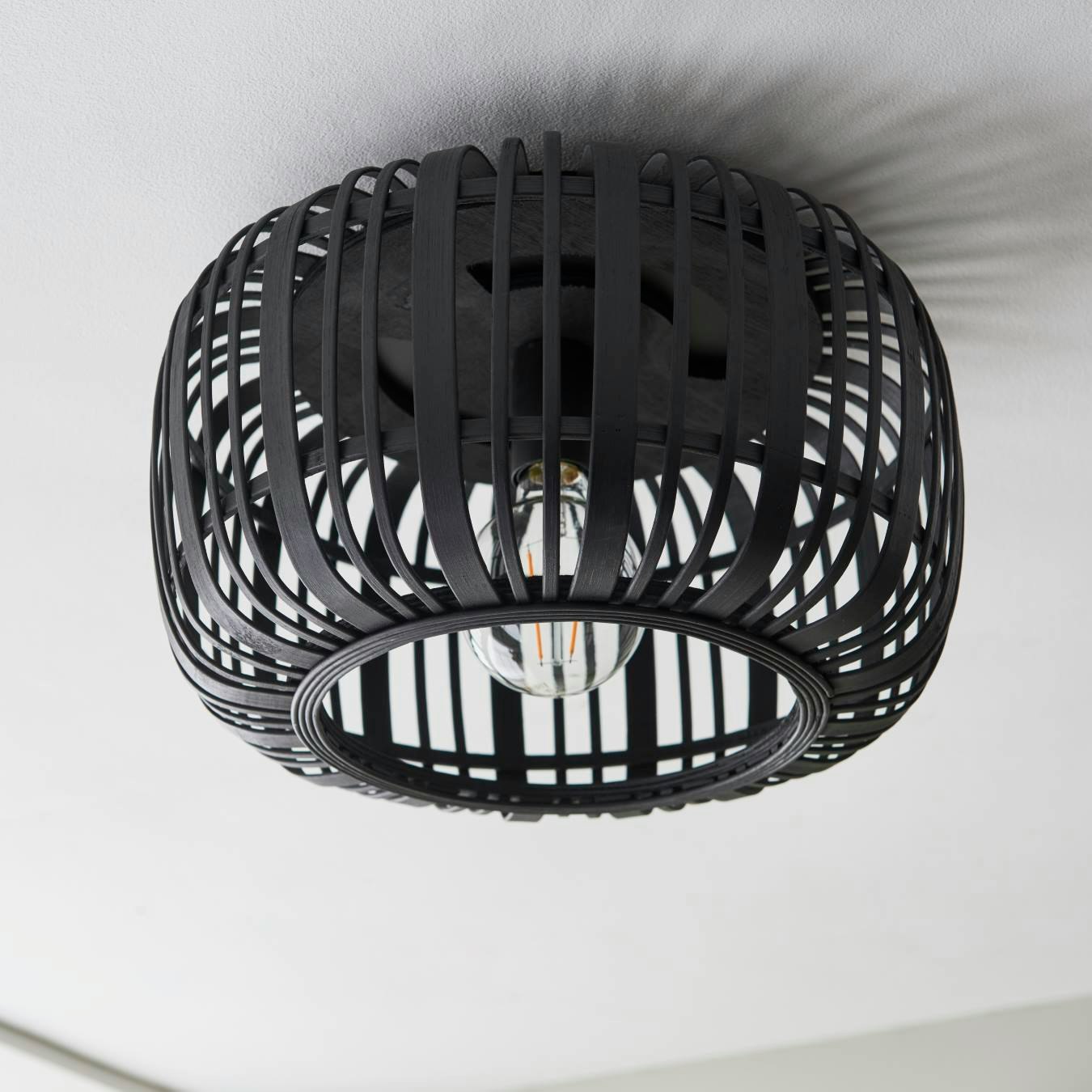 Ceiling Light - Dark Bamboo by E.S. Designs
