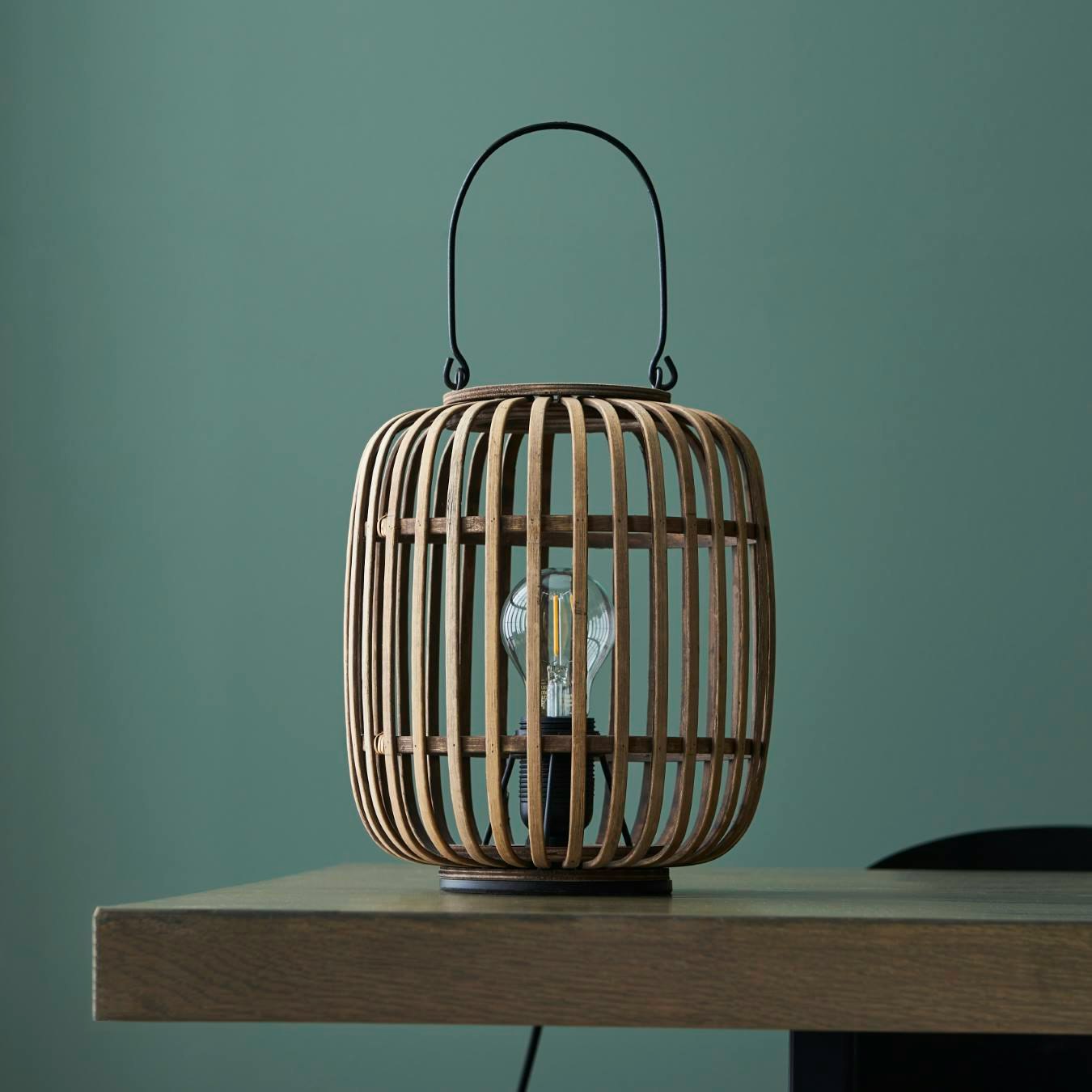 Table Lamp 1 - Natural Bamboo by E.S. Designs