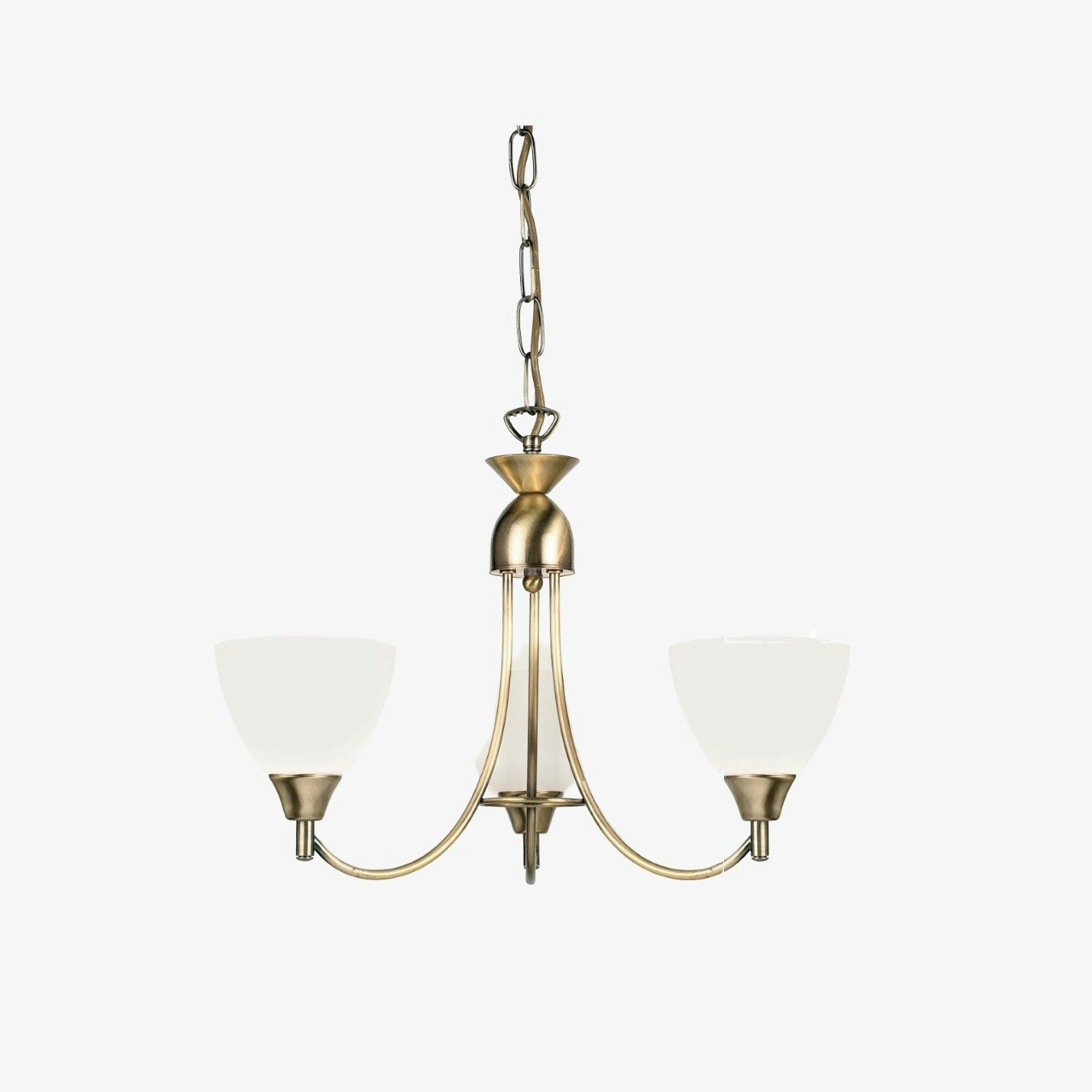 Pendant Light Antique Brass - Set of 3 by E.S. Designs