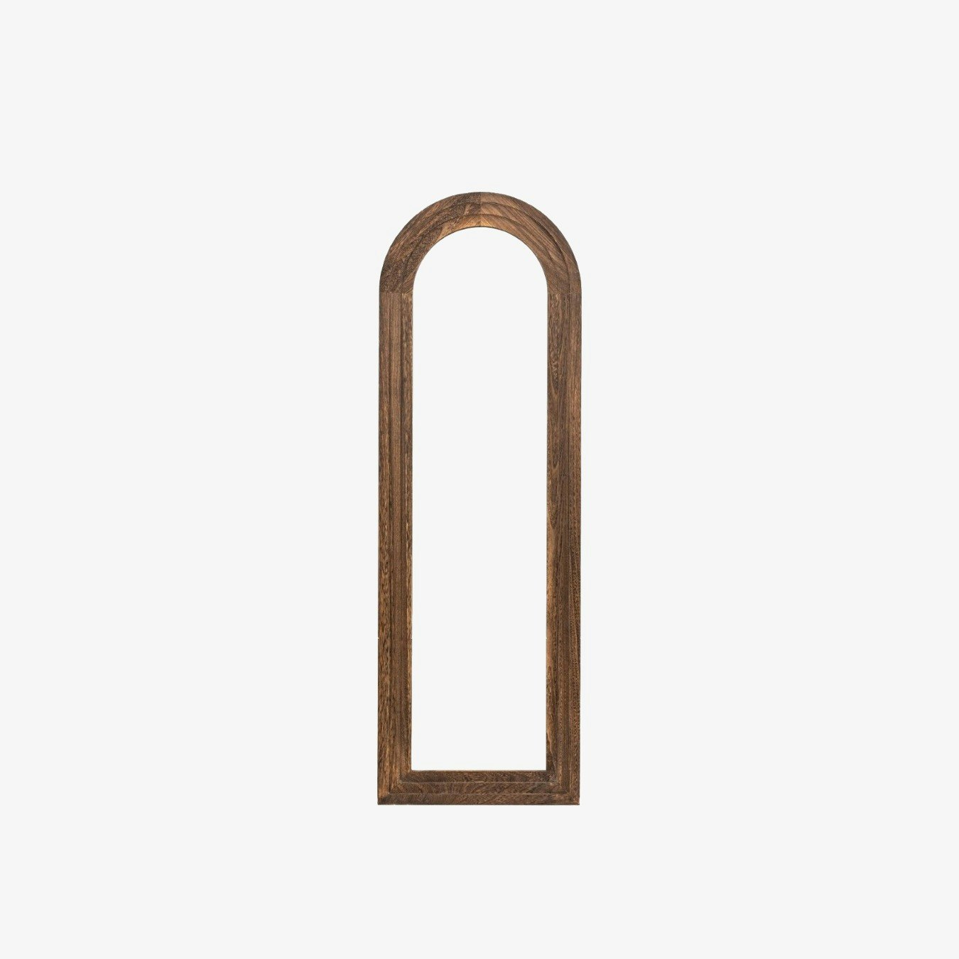 Arched Ridged Framed Mirror - Dark Wash by E.S. Designs