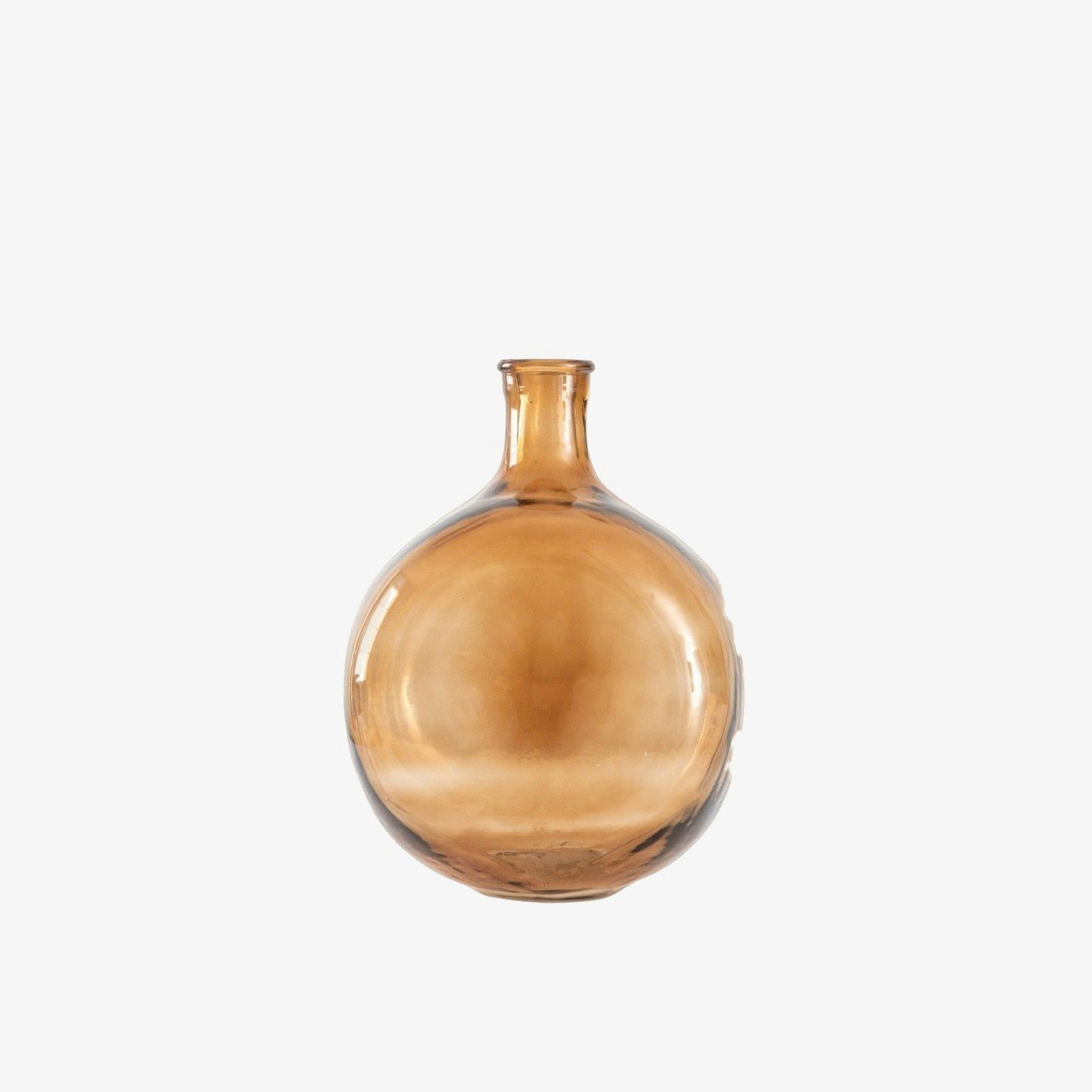 Handmade Bottle Vase - Brown by E.S. Designs
