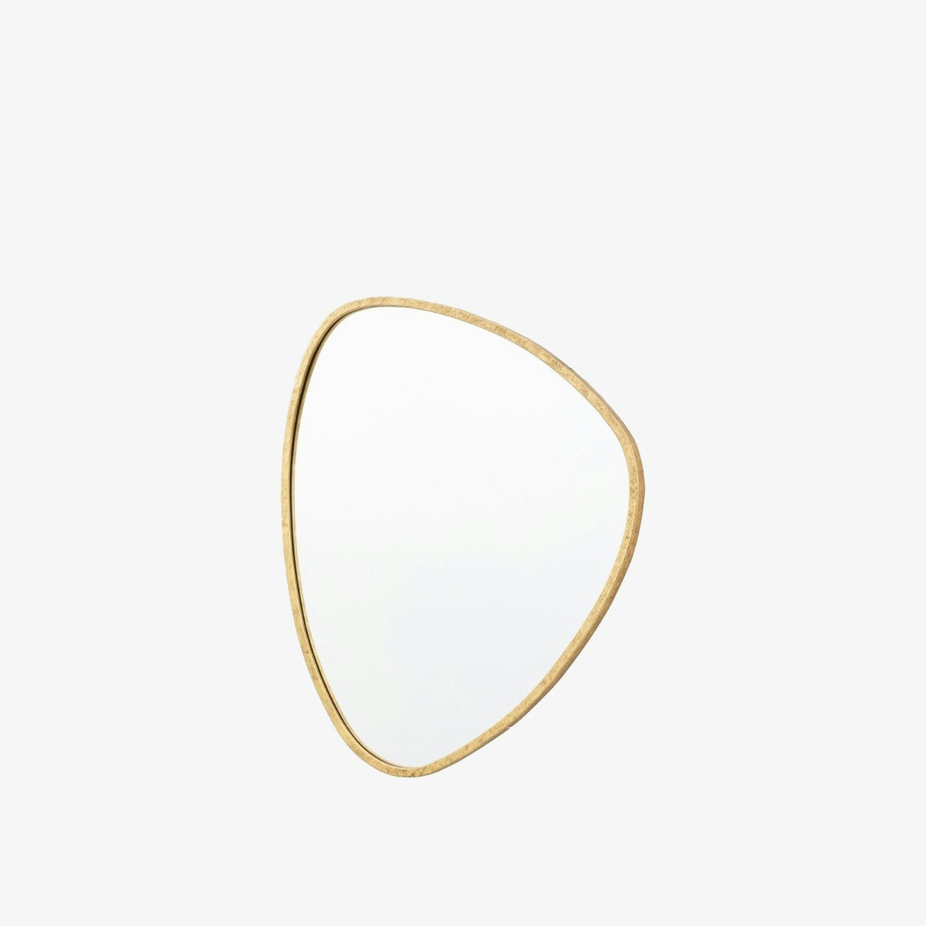 Free Form Shaped Mirror - Gold by E.S. Designs