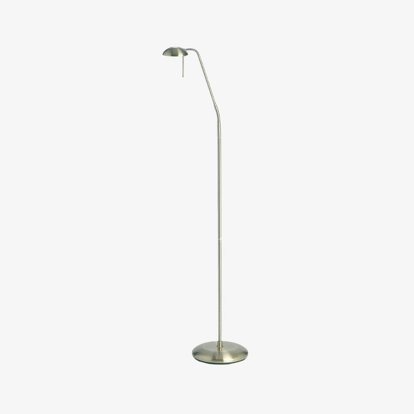 Hagney Floor Lamp - Antique Brass by E.S. Designs