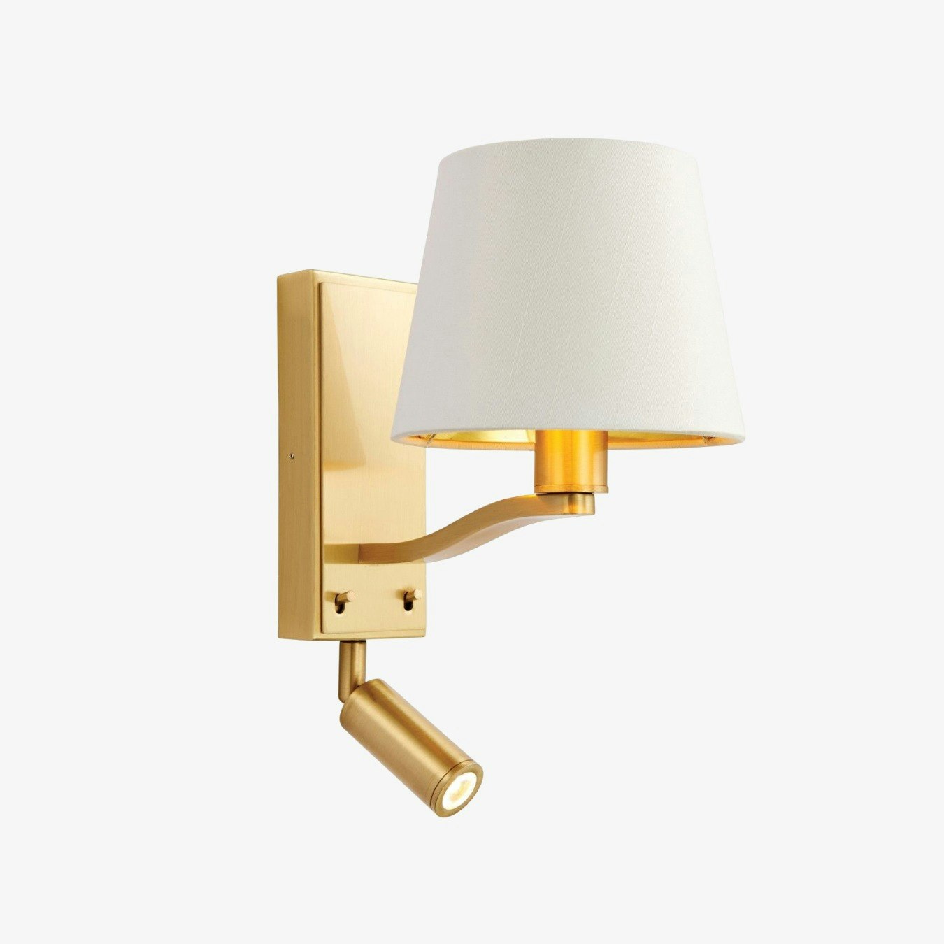 Harry Wall Light - Brushed Gold by E.S. Designs
