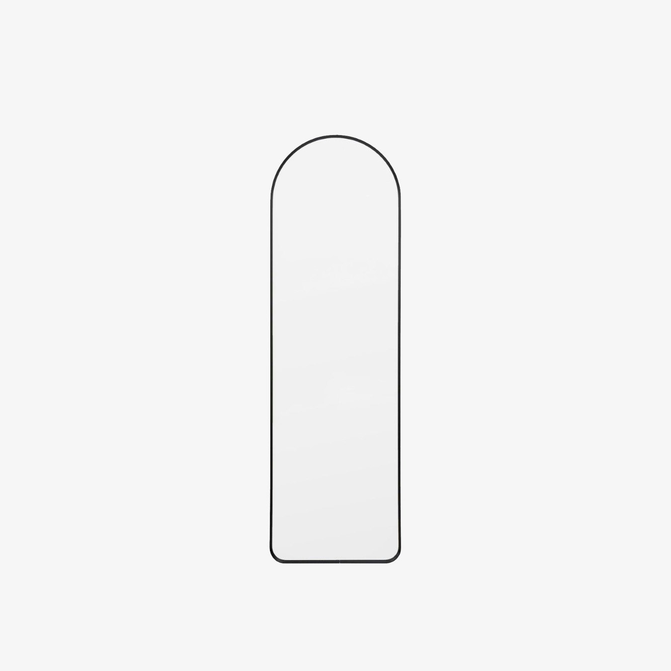 Minimalistic Arched Mirror - Black by E.S. Designs