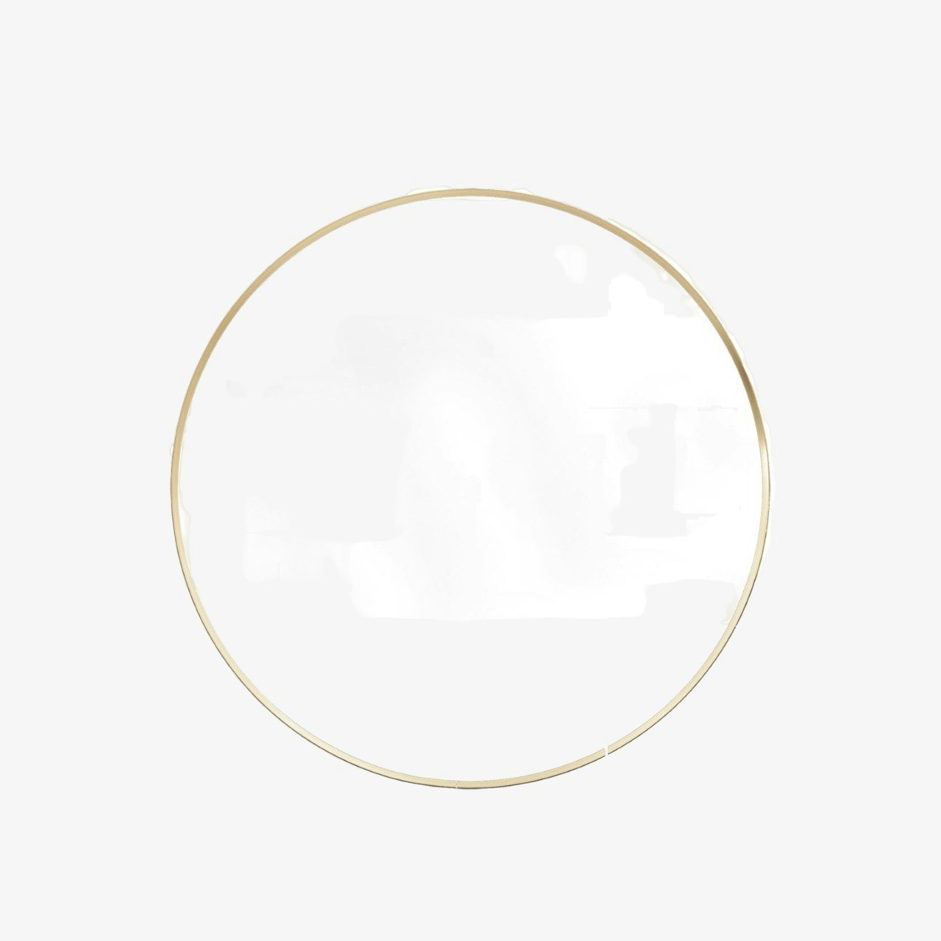Minimalistic Arched Mirror Gold by E.S. Designs