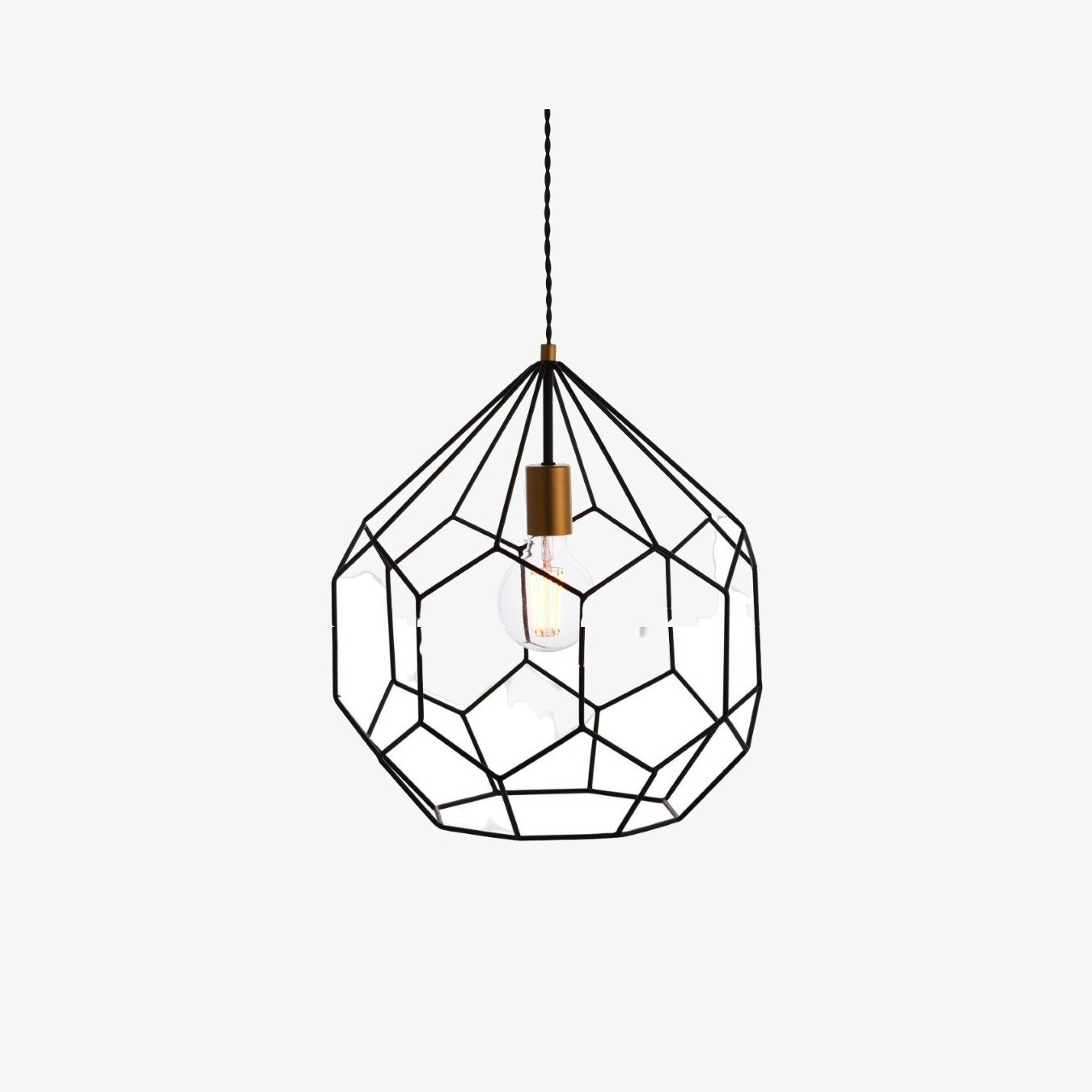 Flush Light for Ceiling - Nickel Plate by E.S. Designs