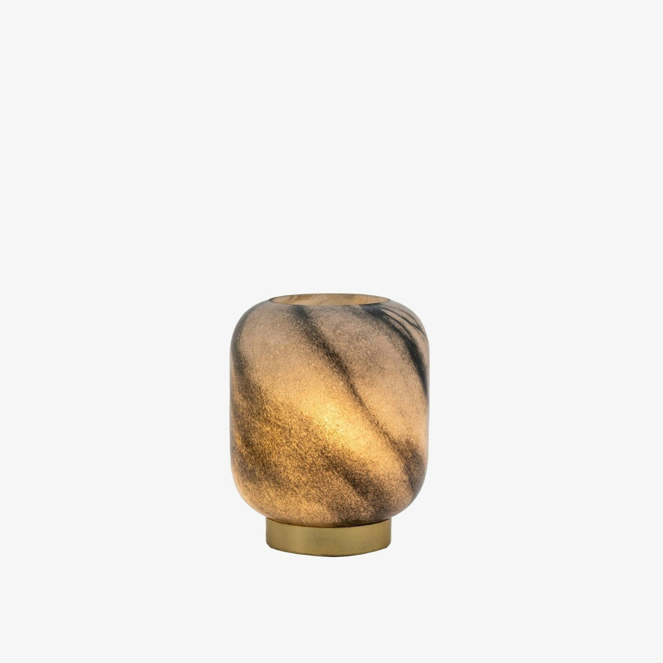 LED Lamp - Black/Gold by E.S. Designs