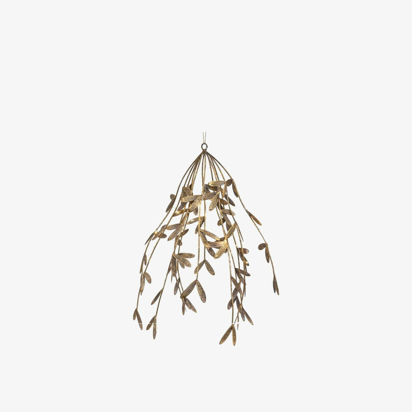 Mistletoe Bundle With LED - Gold by E.S. Designs