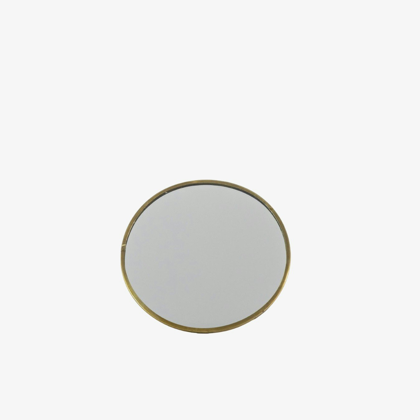 Mirror with Stand Antique Brass by E.S. Designs