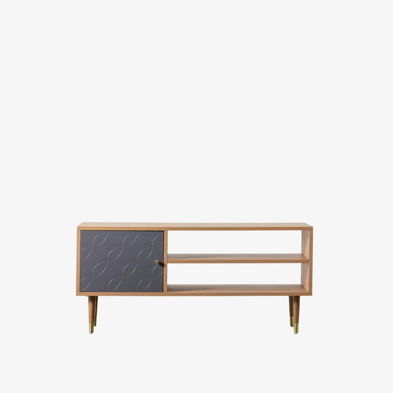 Media Unit - Oak Grey by E.S. Designs