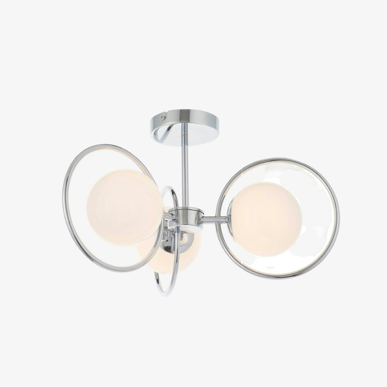 LED Semi Flush Ceiling Light by E.S. Designs