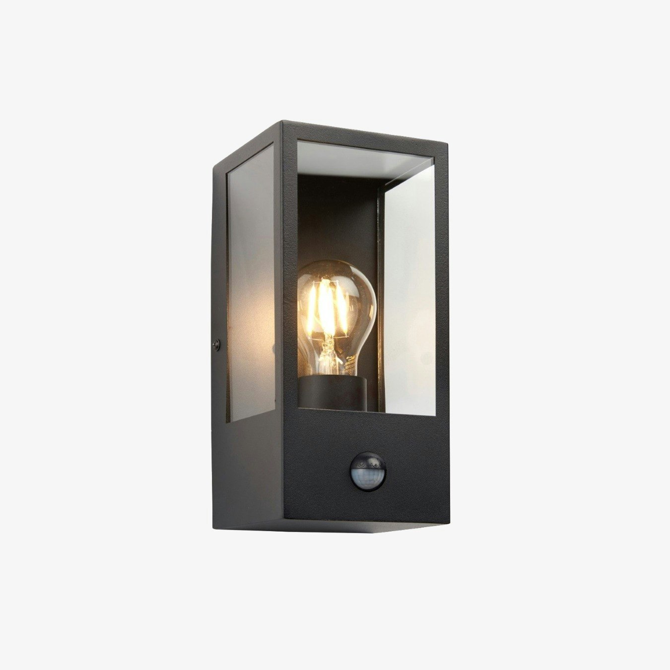 Classic Outdoor PIR Wall Light - Black by E.S. Designs