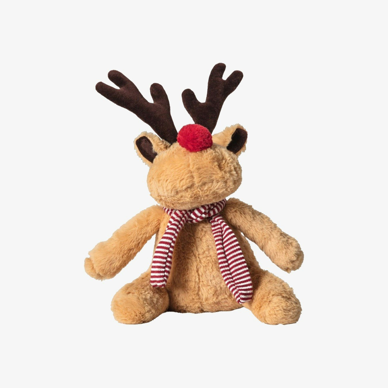 Roger Reindeer Doorstop - Brown/Red by E.S. Designs