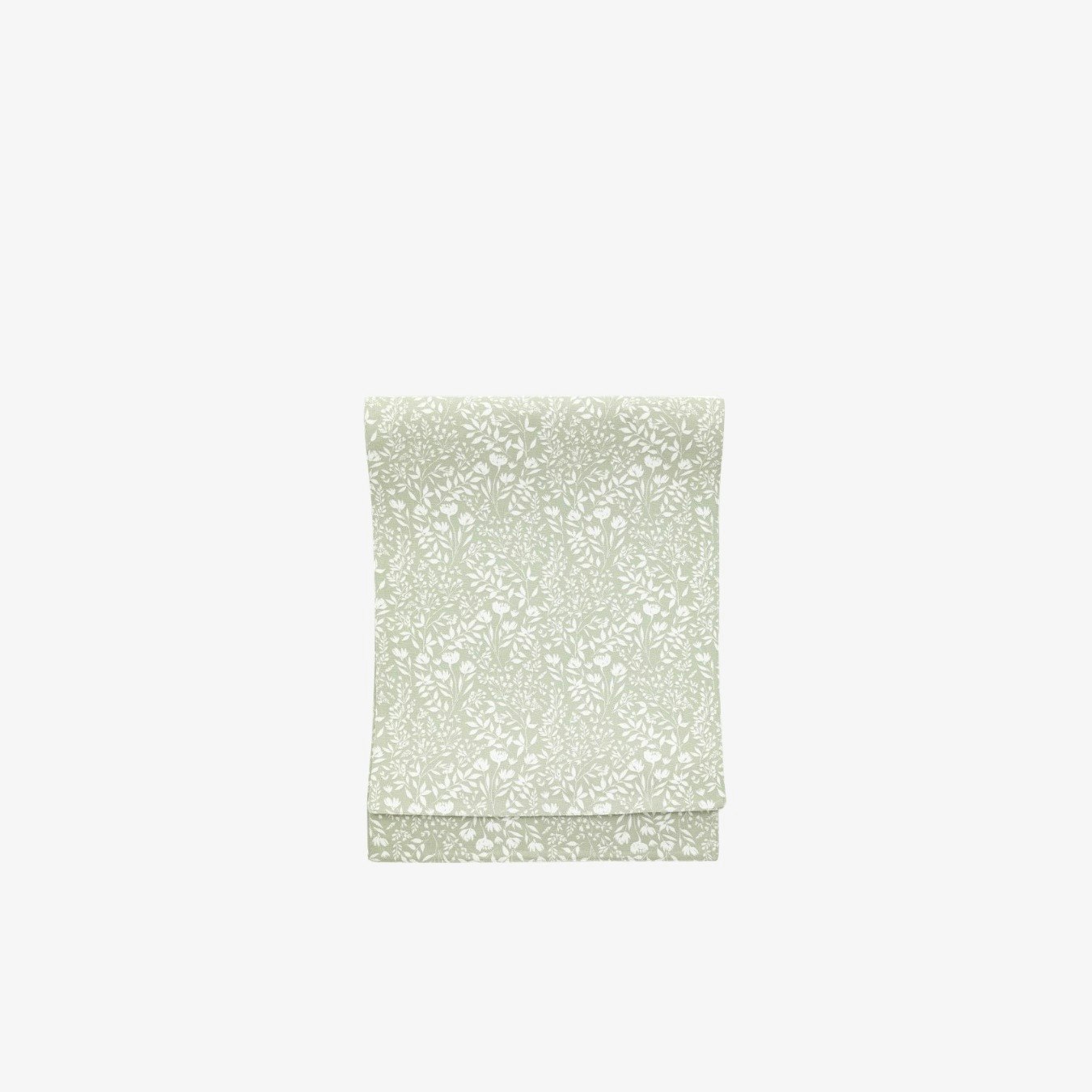 Sage Floral Table Runner by E.S. Designs