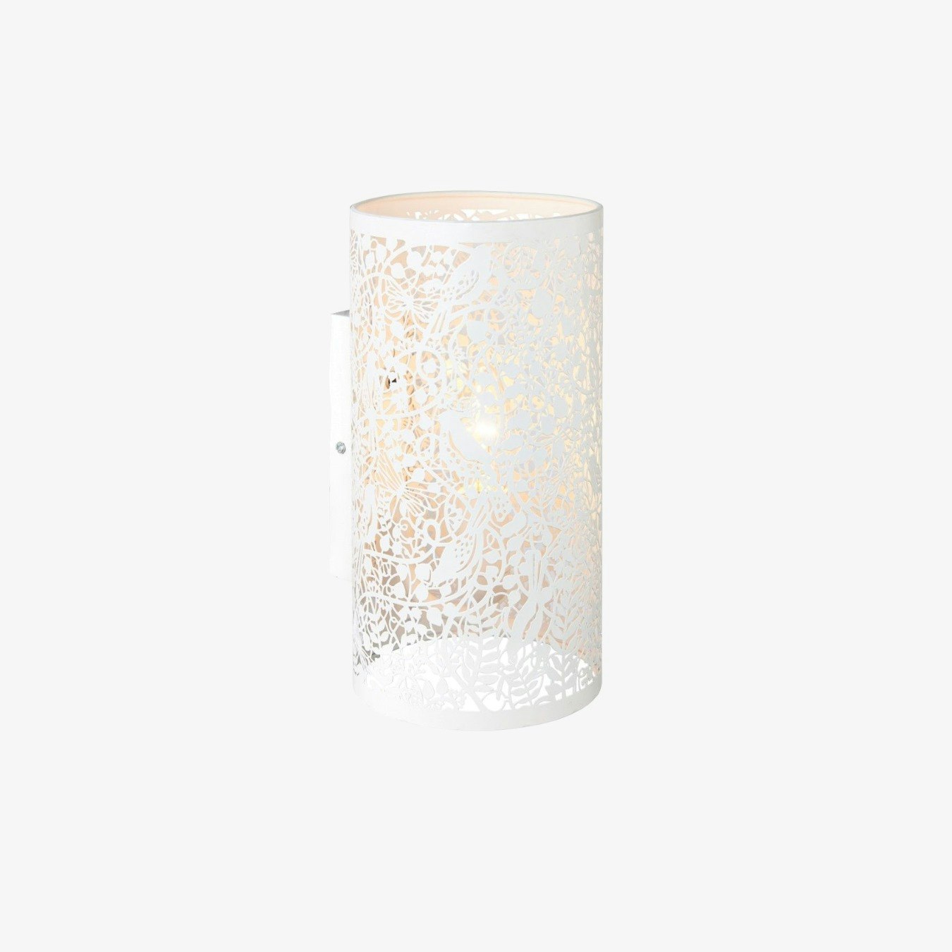 Secret Garden Wall Light - Matt Ivory by E.S. Designs