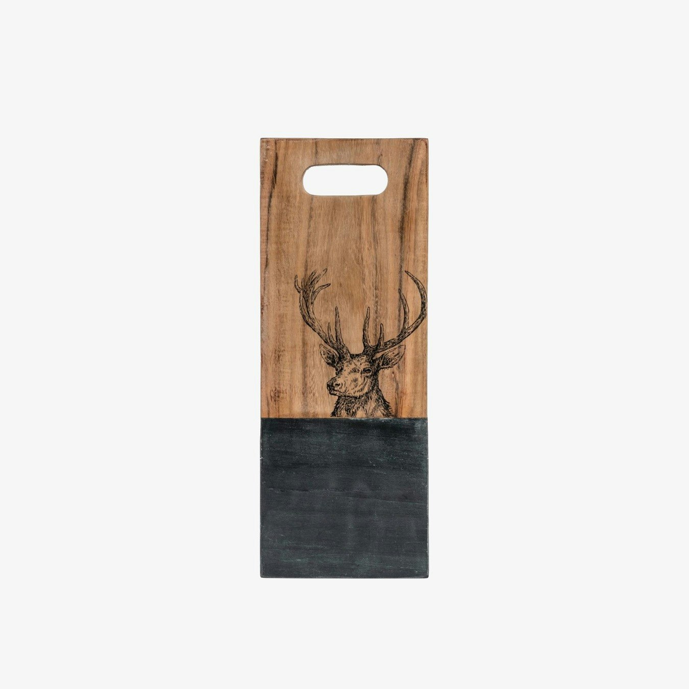 Stag Board Large Black Marble by E.S. Designs