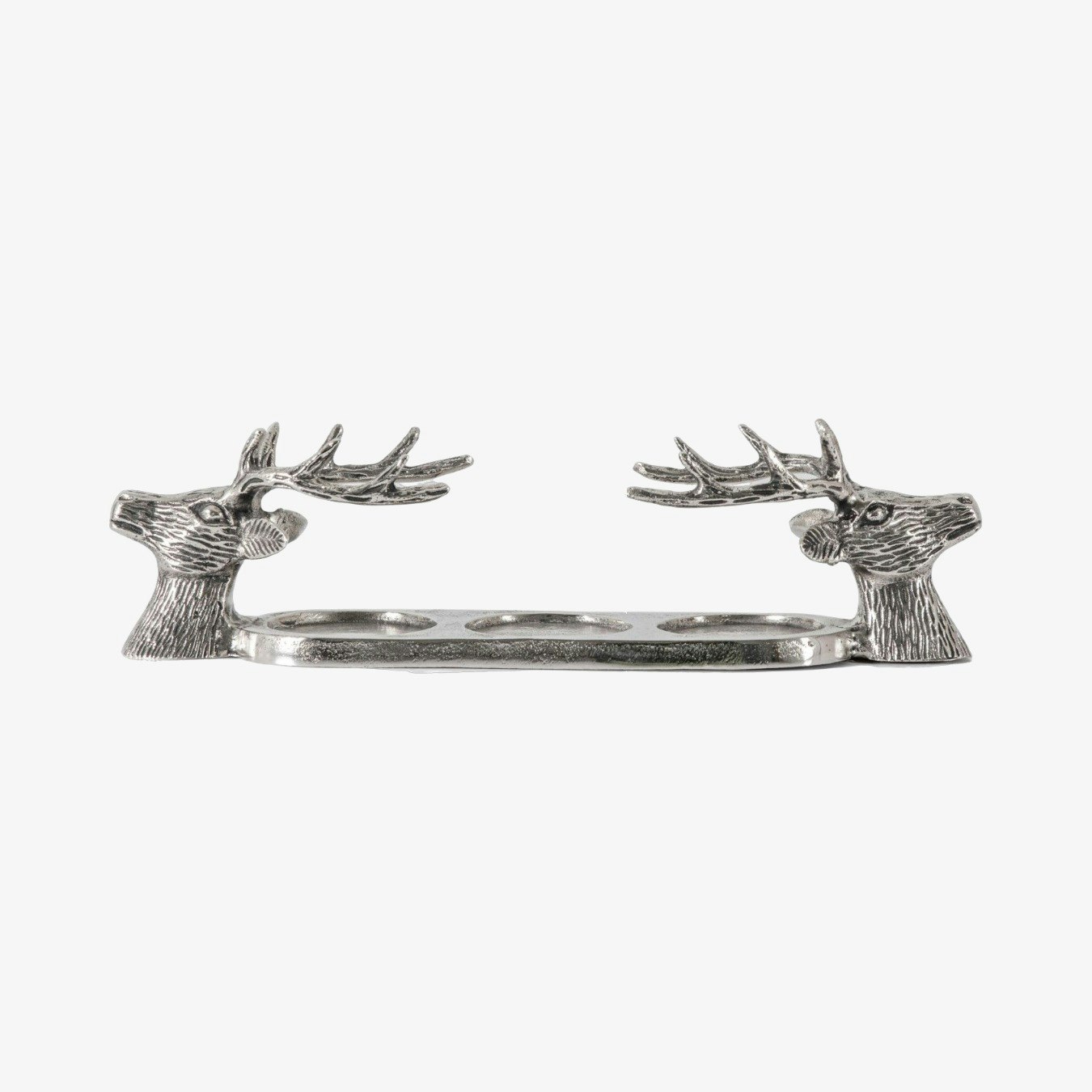 Stag Candleholder Aluminium by E.S. Designs