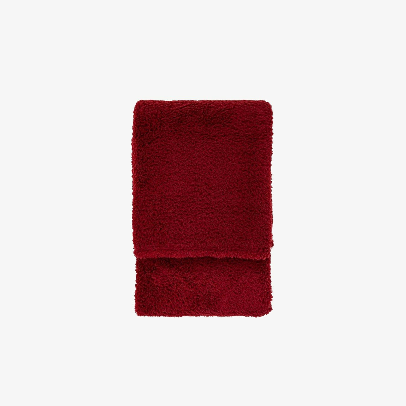 Sherpa Fleecy Throw - Merlot by E.S. Designs