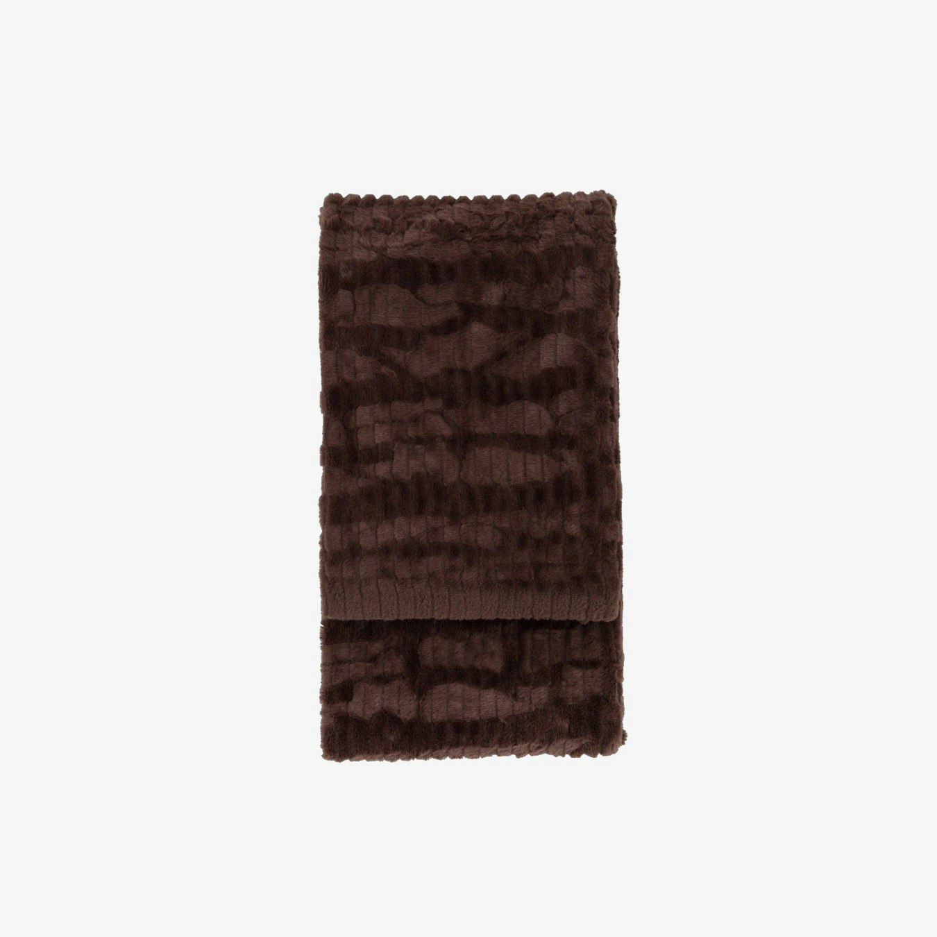 Rabbit Fur Throw - Brown by E.S. Designs
