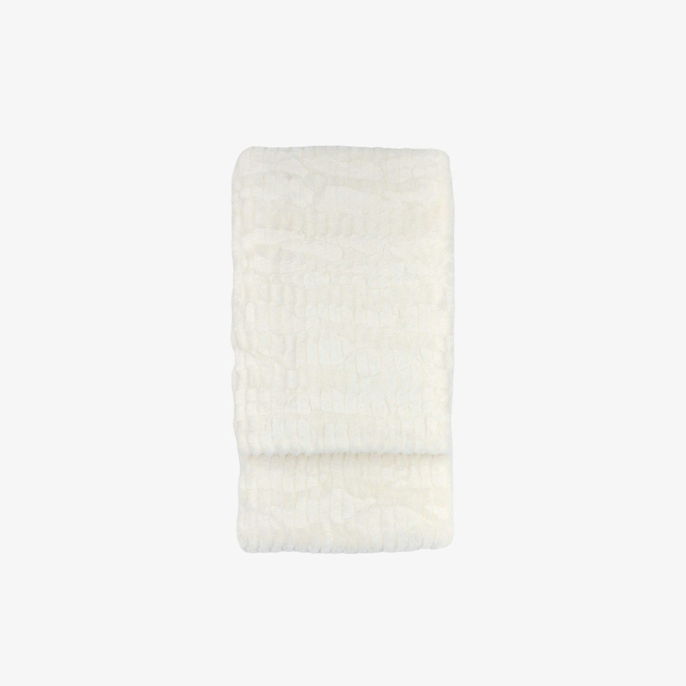 Rabbit Fur Throw - Cream by E.S. Designs
