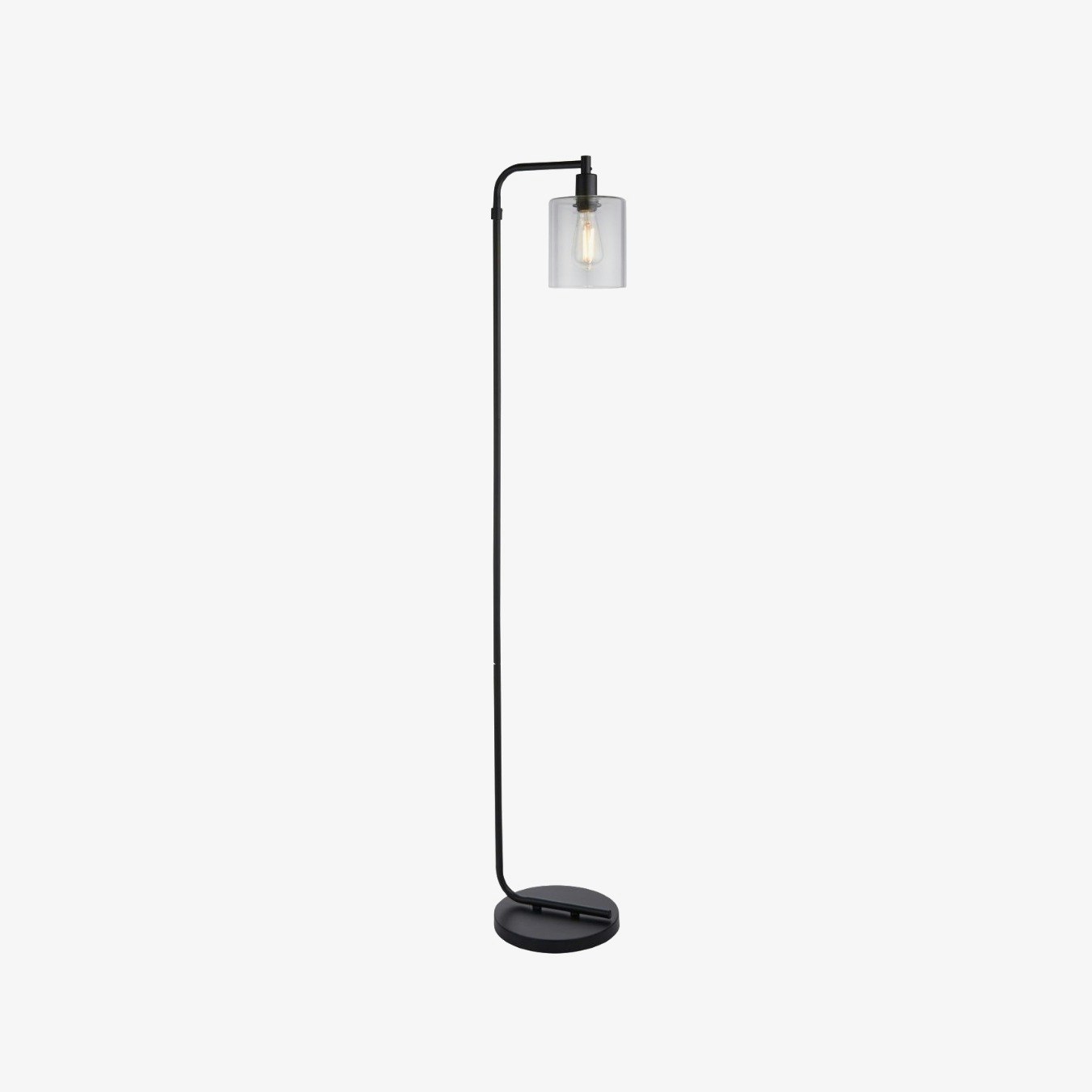 Brushed Floor Lamp - Black by E.S. Designs