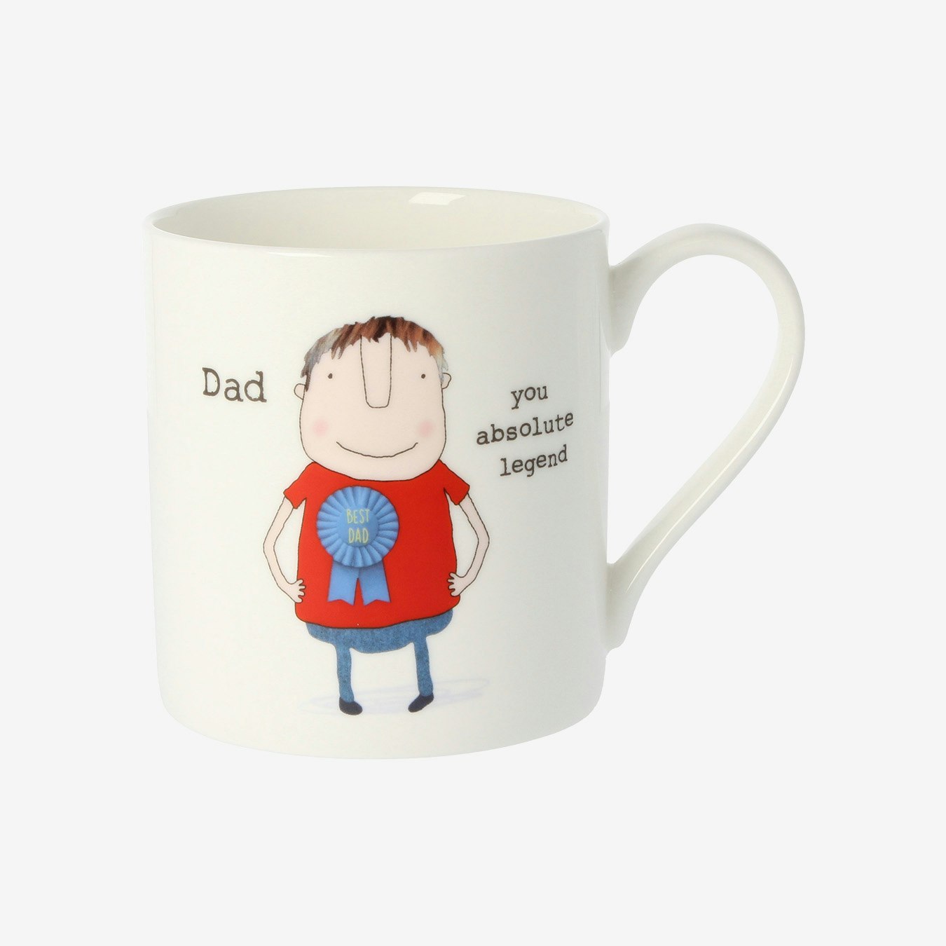 Dad You Absolute Legend Mug - Multicoloured by Mclaggan Smith Mugs