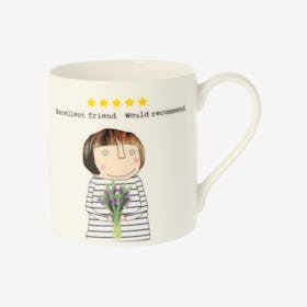 Excellent Friend Mug - Multicoloured