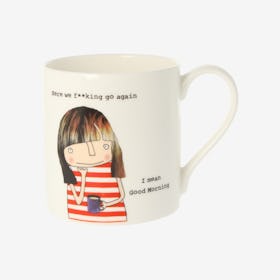 Here We F**king Go Again Mug - Multicoloured