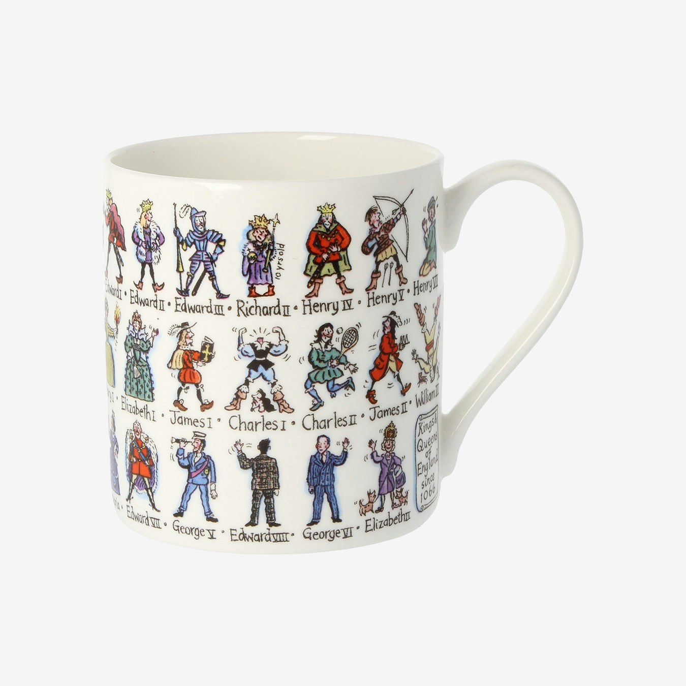 Kings & Queens Mug - Multicoloured by Mclaggan Smith Mugs