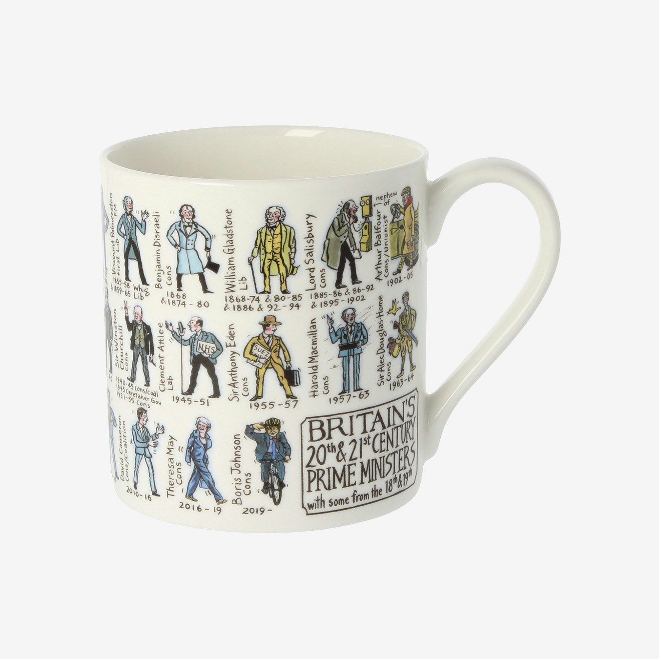 Prime Ministers Mug - Multicoloured by Mclaggan Smith Mugs