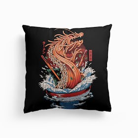 Dragon Ramen Canvas Cushion