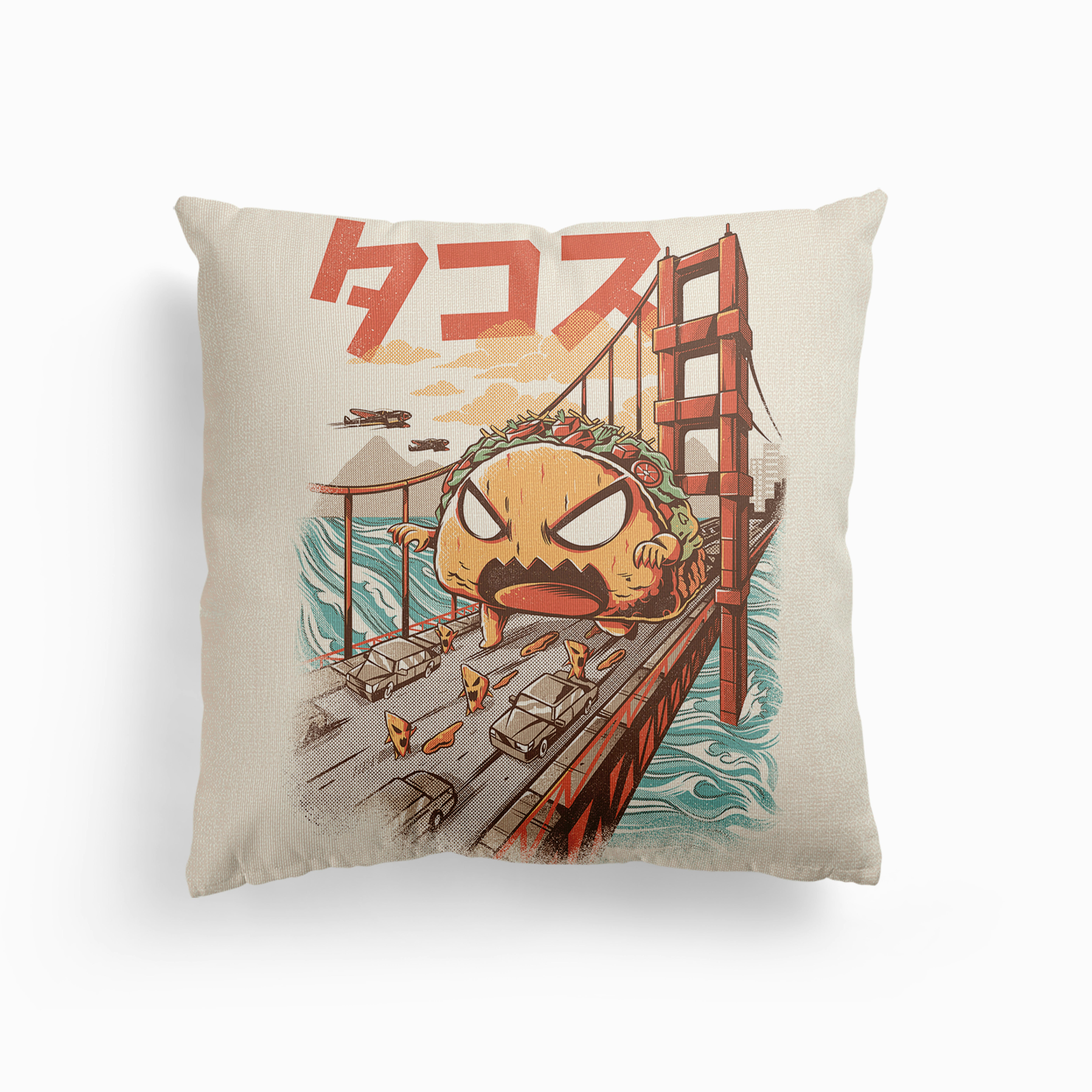 Takaiju Canvas Cuscino