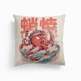 Takoyaki Attack Canvas Cushion